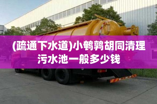 (疏通下水道)小鹌鹑胡同清理污水池一般多少钱