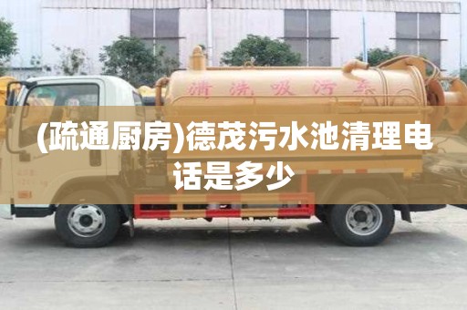 (疏通厨房)德茂污水池清理电话是多少