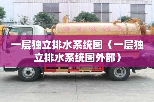 一层独立排水系统图（一层独立排水系统图外部）