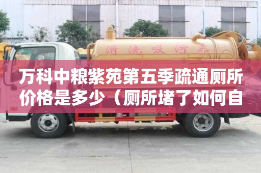 万科中粮紫苑第五季疏通厕所价格是多少（厕所堵了如何自己快速疏通）