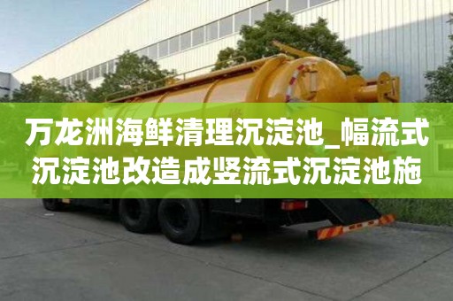 万龙洲海鲜清理沉淀池_幅流式沉淀池改造成竖流式沉淀池施工流程