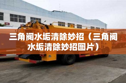 三角阀水垢清除妙招（三角阀水垢清除妙招图片）