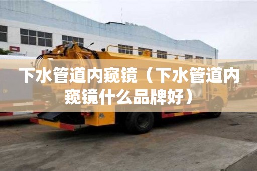 下水管道内窥镜（下水管道内窥镜什么品牌好）