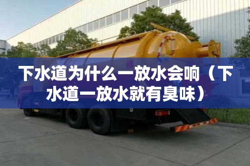下水道为什么一放水会响（下水道一放水就有臭味）