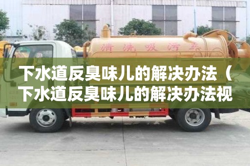 下水道反臭味儿的解决办法（下水道反臭味儿的解决办法视频）