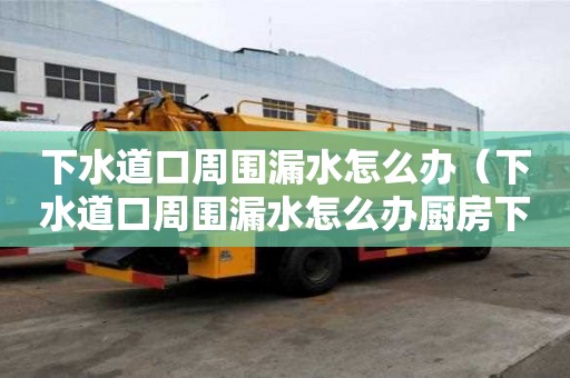 下水道口周围漏水怎么办（下水道口周围漏水怎么办厨房下水管反水怎么办）