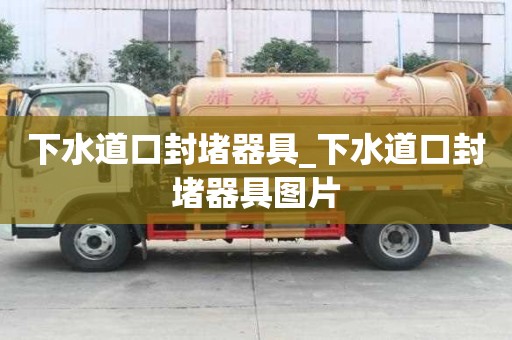 下水道口封堵器具_下水道口封堵器具图片