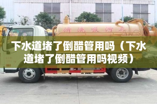下水道堵了倒醋管用吗（下水道堵了倒醋管用吗视频）