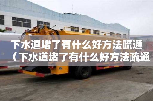 下水道堵了有什么好方法疏通（下水道堵了有什么好方法疏通吗）