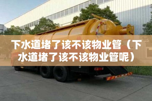 下水道堵了该不该物业管（下水道堵了该不该物业管呢）