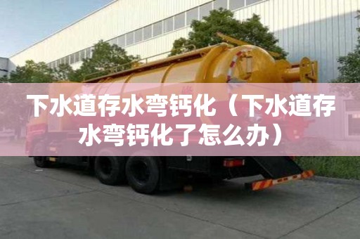 下水道存水弯钙化（下水道存水弯钙化了怎么办）
