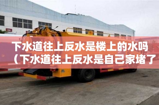 下水道往上反水是楼上的水吗（下水道往上反水是自己家堵了吗）