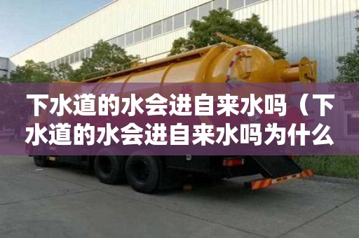 下水道的水会进自来水吗（下水道的水会进自来水吗为什么）