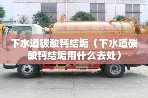 下水道碳酸钙结垢（下水道碳酸钙结垢用什么去处）