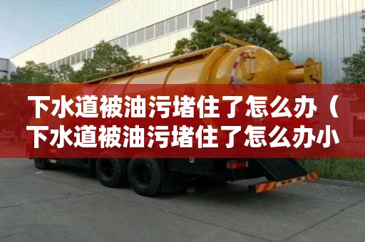 下水道被油污堵住了怎么办（下水道被油污堵住了怎么办小妙招）