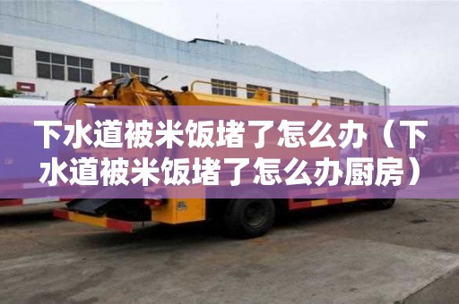 下水道被米饭堵了怎么办（下水道被米饭堵了怎么办厨房）