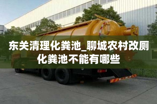 东关清理化粪池_聊城农村改厕化粪池不能有哪些