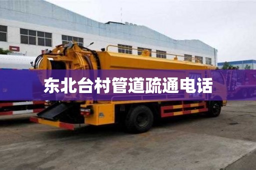 东北台村管道疏通电话