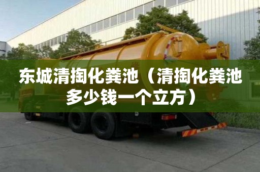 东城清掏化粪池（清掏化粪池多少钱一个立方）