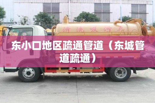 东小口地区疏通管道（东城管道疏通）