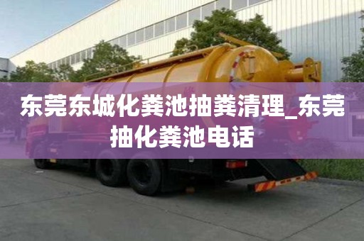 东莞东城化粪池抽粪清理_东莞抽化粪池电话