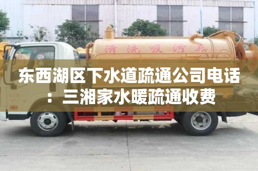 东西湖区下水道疏通公司电话：三湘家水暖疏通收费