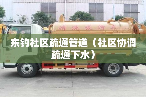 东钓社区疏通管道（社区协调疏通下水）