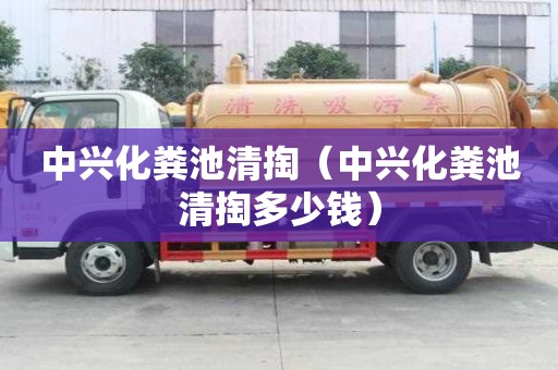 中兴化粪池清掏（中兴化粪池清掏多少钱）