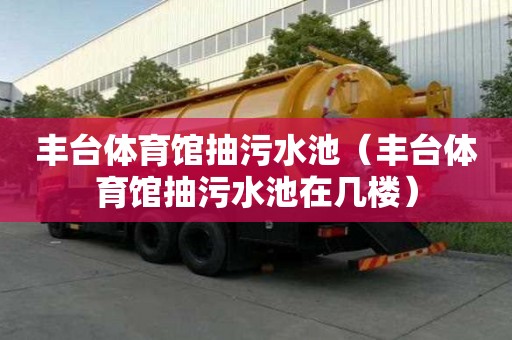 丰台体育馆抽污水池（丰台体育馆抽污水池在几楼）
