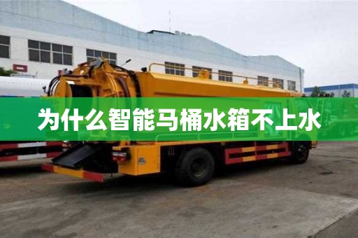 为什么智能马桶水箱不上水