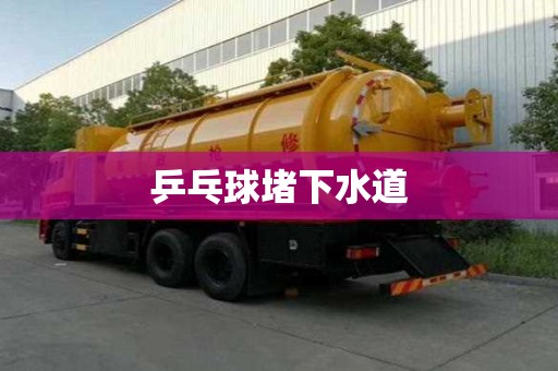 乒乓球堵下水道