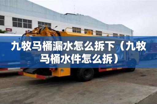 九牧马桶漏水怎么拆下（九牧马桶水件怎么拆）