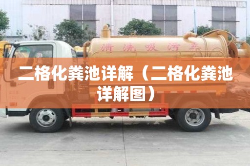 二格化粪池详解（二格化粪池详解图）
