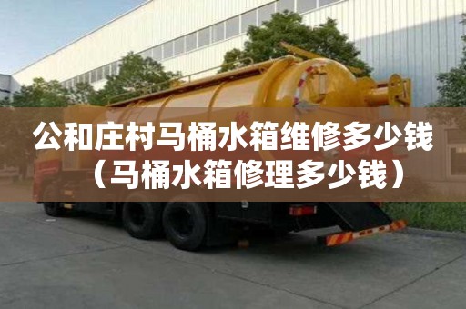 公和庄村马桶水箱维修多少钱（马桶水箱修理多少钱）