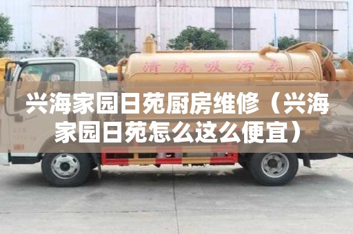 兴海家园日苑厨房维修（兴海家园日苑怎么这么便宜）