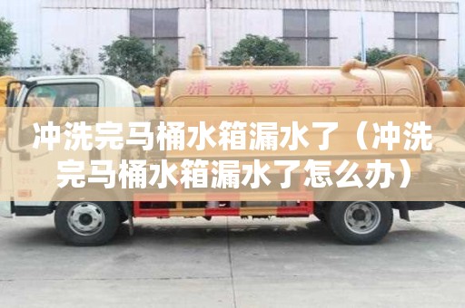 冲洗完马桶水箱漏水了（冲洗完马桶水箱漏水了怎么办）