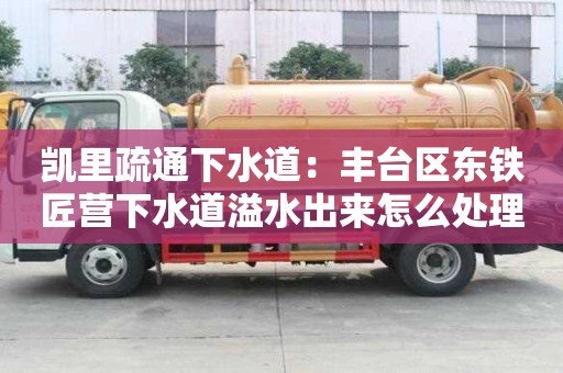 凯里疏通下水道：丰台区东铁匠营下水道溢水出来怎么处理