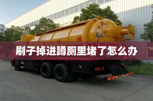 刷子掉进蹲厕里堵了怎么办