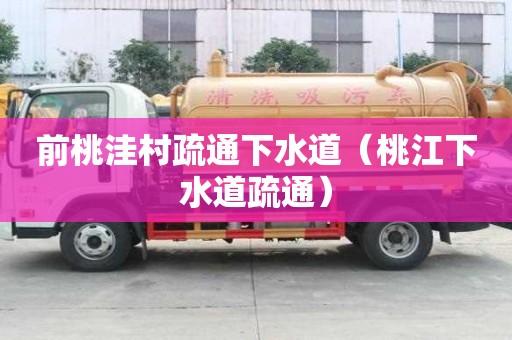 前桃洼村疏通下水道（桃江下水道疏通）