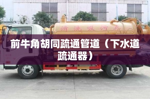 前牛角胡同疏通管道（下水道疏通器）