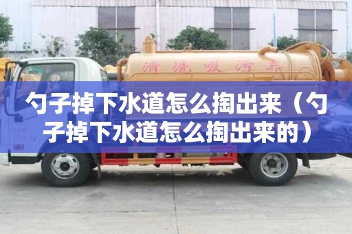 勺子掉下水道怎么掏出来(勺子掉下水道怎么掏出来的) 勺子掉下水道怎么掏出来(勺子掉下水道怎么掏出来的)