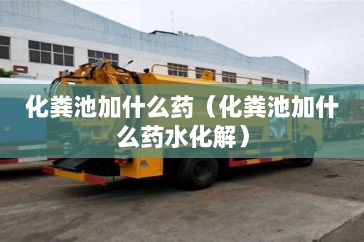 化粪池加什么药（化粪池加什么药水化解）