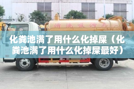 化粪池满了用什么化掉屎（化粪池满了用什么化掉屎最好）