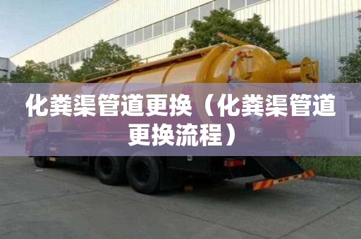 化粪渠管道更换（化粪渠管道更换流程）