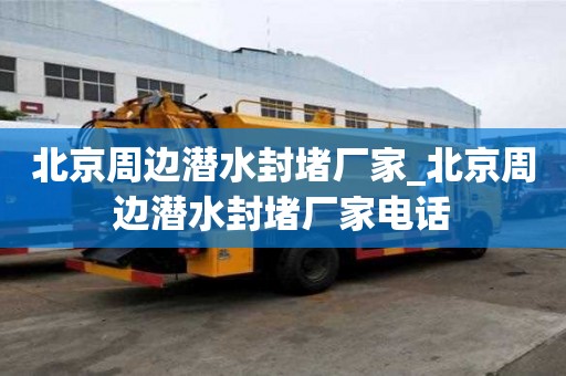 北京周边潜水封堵厂家_北京周边潜水封堵厂家电话