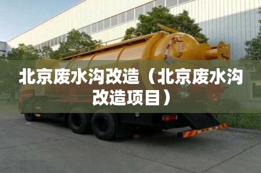 北京废水沟改造（北京废水沟改造项目）