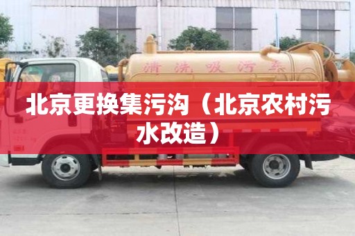 北京更换集污沟（北京农村污水改造）
