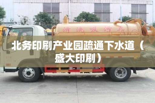 北务印刷产业园疏通下水道（盛大印刷）