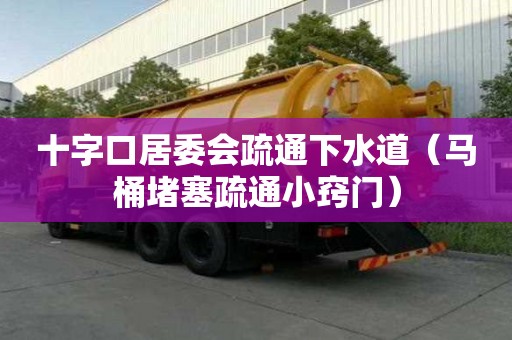 十字口居委会疏通下水道（马桶堵塞疏通小窍门）