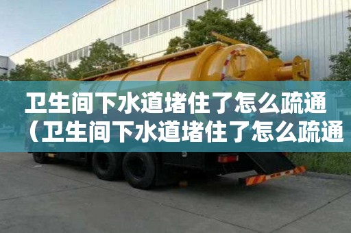 卫生间下水道堵住了怎么疏通(卫生间下水道堵住了怎么疏通图解) 卫生间下水道堵住了怎么疏通(卫生间下水道堵住了怎么疏通图解)